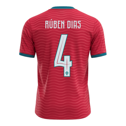 Męska koszulka Portugalii domowa RÚBEN DIAS #4 - Mundial 2026 [PREMIUM]