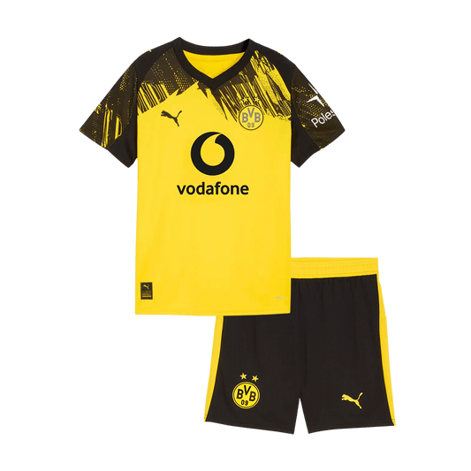 Dziecięcy Zestaw Domowa Borussia Dortmund (Koszulka+Spodenki) 2025/26