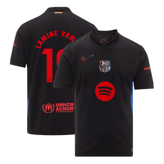 Koszulka Barcelona wyjazdowa 2024/25 LAMINE YAMAL #19 - Spotify Logo Without Text - Topowe Koszulki Pilkarskie Sklep Internetowy
