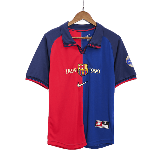 Koszulka Retro Domowa Barcelona 1999/00 - Topowe Koszulki Pilkarskie Sklep Internetowy