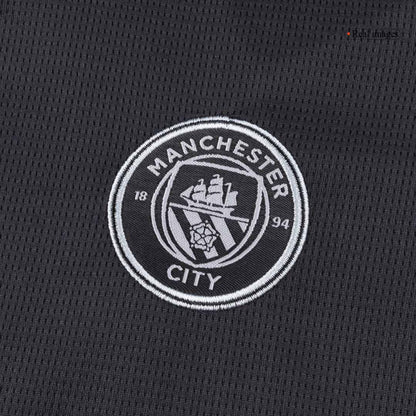 Dziecięcy Zestaw Wyjazdowa Manchester City (Koszulka + Spodenki + Skarpety) 2025/26