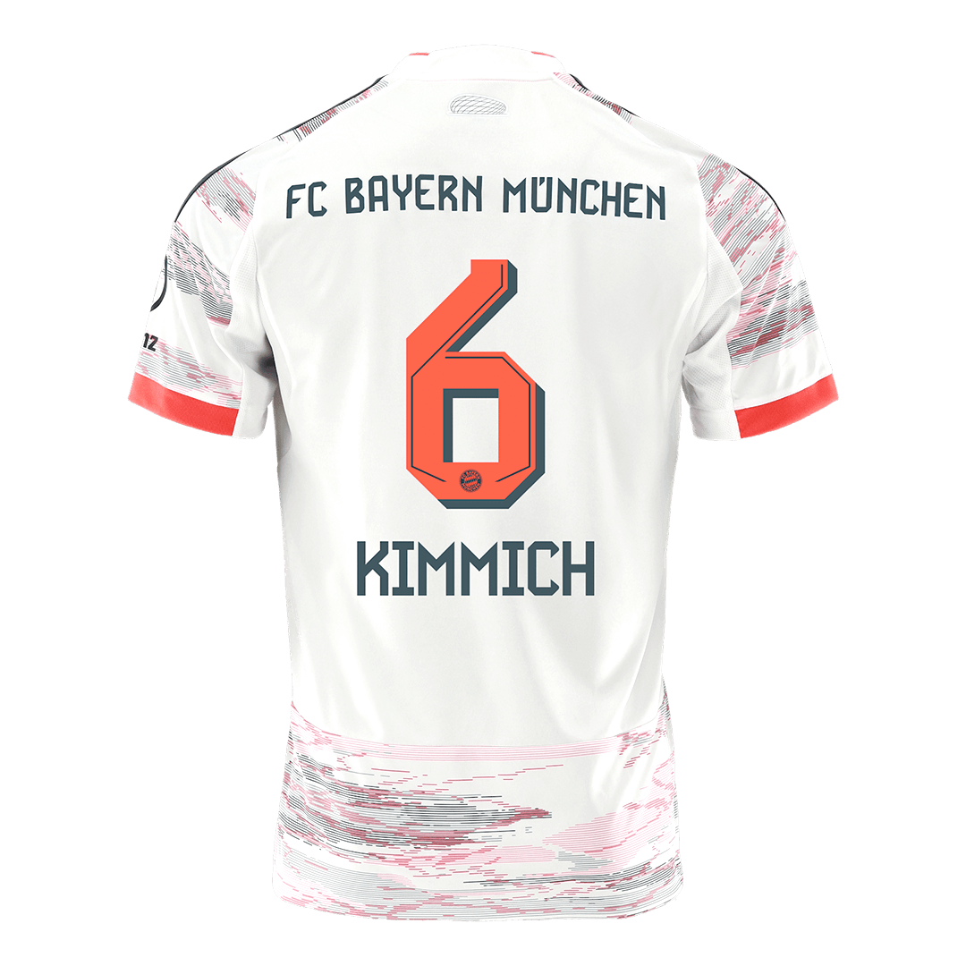 Męska Koszulka Wyjazdowa Bayern Munich KIMMICH #6 2025/26