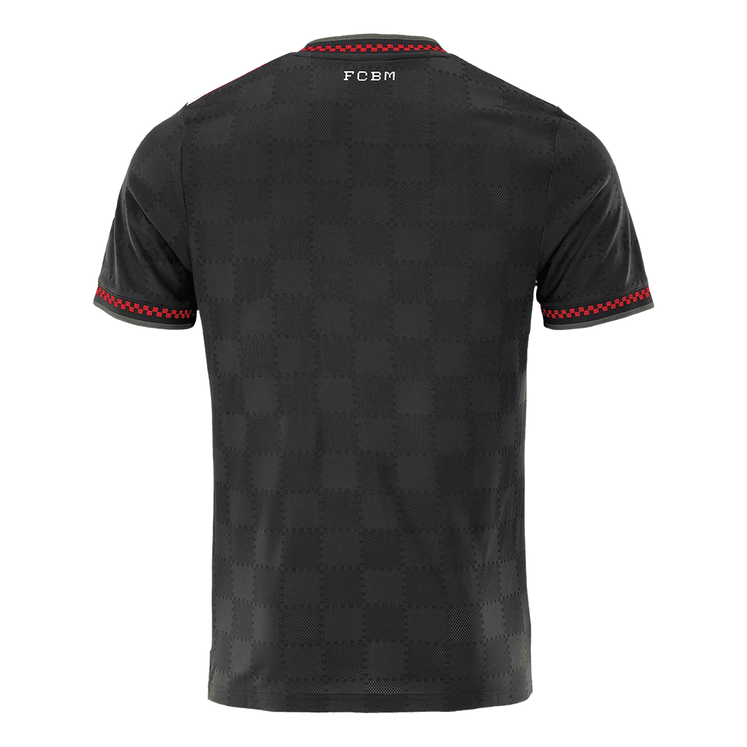 Męski Zestaw Trzecia Wyjazdowa Bayern Munich Wersja Piłkarska (Koszulka+Spodenki) 2025/26 - Slim Fit - Topowe Koszulki Pilkarskie Sklep Internetowy