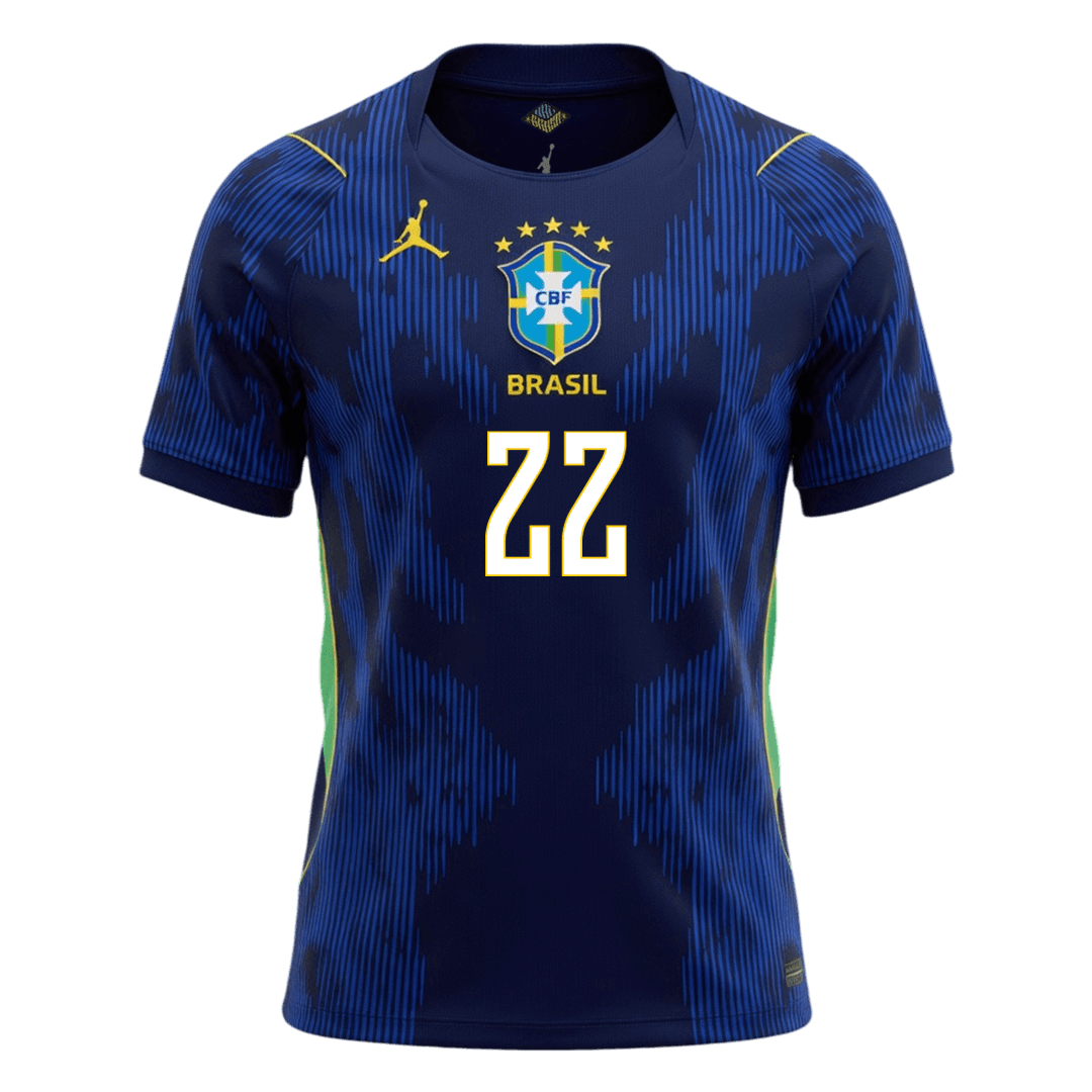 Męska koszulka Brazylii wyjazdowa JOÃO PEDRO #22 - Mundial 2026