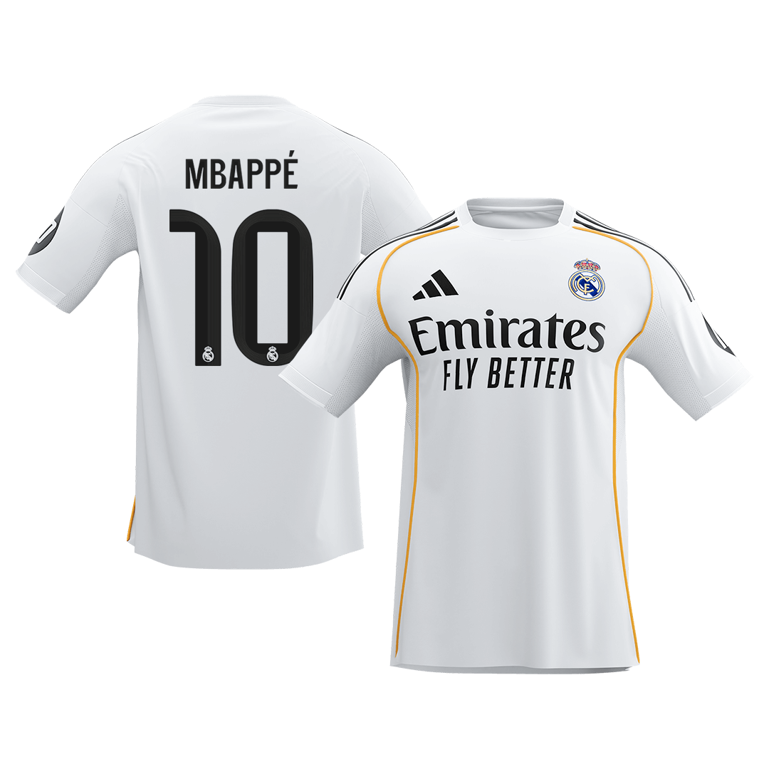 Męska Koszulka Domowa Real Madryt MBAPPÉ #10 2025/26