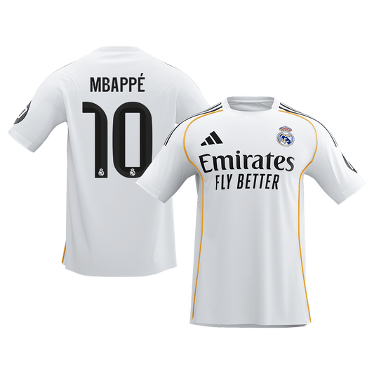 Męska Koszulka Domowa Real Madryt MBAPPÉ #10 2025/26