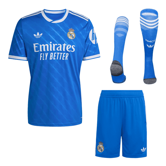 Męski Zestaw Trzecia Wyjazdowa Real Madrid (Koszulka + Spodenki + Skarpety) 2025/26