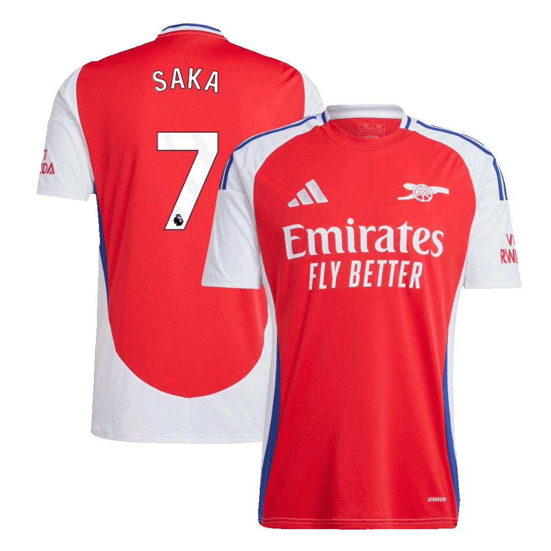 Koszulka Arsenal domowa 2024/25 SAKA #7 - Topowe Koszulki Pilkarskie Sklep Internetowy