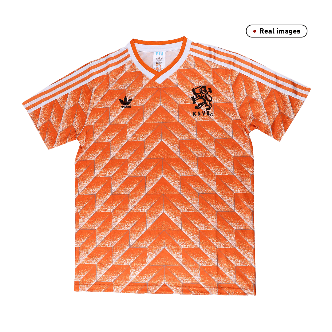 Męska Koszulka Retro Domowa Netherlands 1988