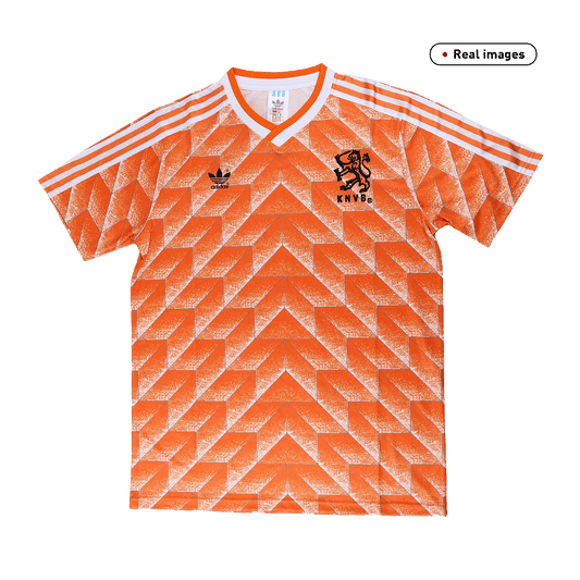 Męska Koszulka Retro Domowa Netherlands 1988