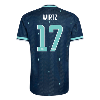 Męska koszulka Niemiec wyjazdowa WIRTZ #17 wersja zawodnicza – Mundial 2026