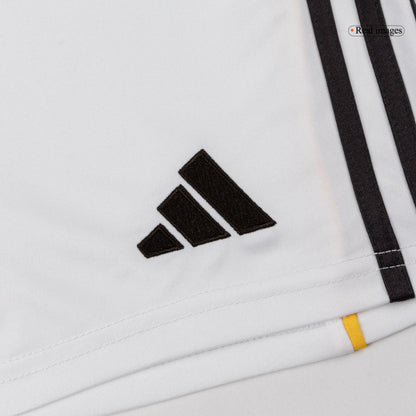 Dziecięcy Zestaw Domowa Real Madrid (Koszulka + Spodenki + Skarpety) 2025/26 [PREMIUM]