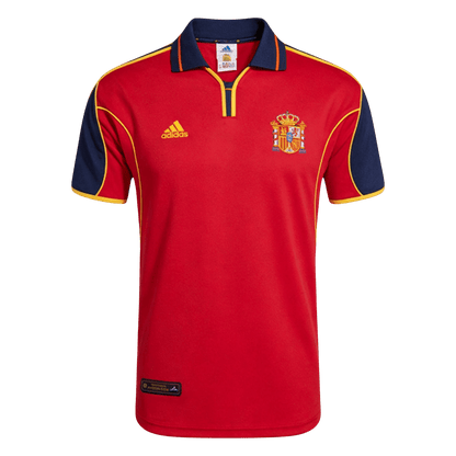 Męska Koszulka Retro Domowa Spain 2000