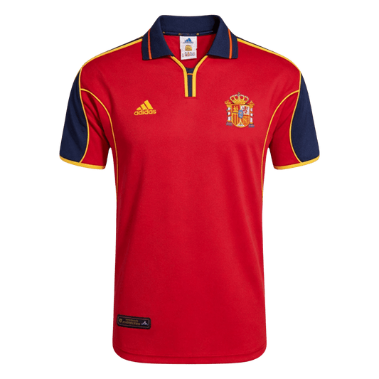 Męska Koszulka Retro Domowa Spain 2000