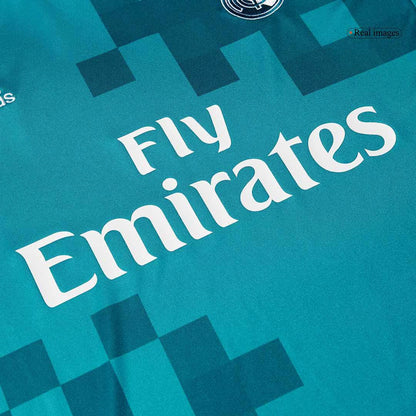 Męska Koszulka Retro Trzecia Wyjazdowa Real Madrid 2017/18 - Topowe Koszulki Pilkarskie Sklep Internetowy