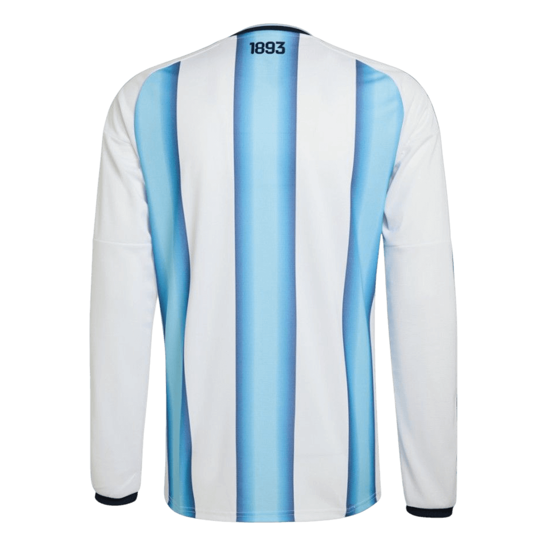Męska Koszulka Domowa Argentina 2026 z Długim Rękawem - World Cup