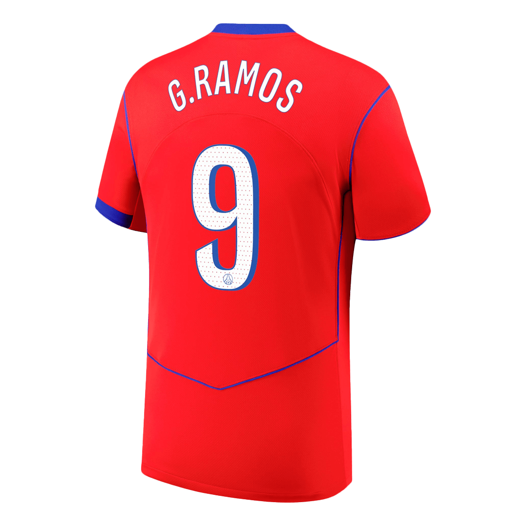 Męska Koszulka Trzecia Wyjazdowa PSG G.RAMOS #9 2025/26