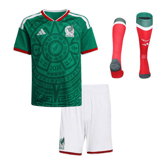 Dziecięcy Zestaw Domowa Mexico (Koszulka + Spodenki + Skarpety) 2025/26