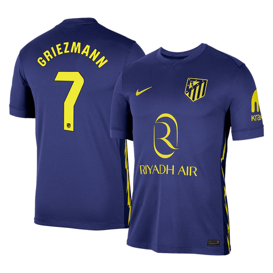 Męska Koszulka Wyjazdowa Atletico Madrid GRIEZMANN #7 2025/26
