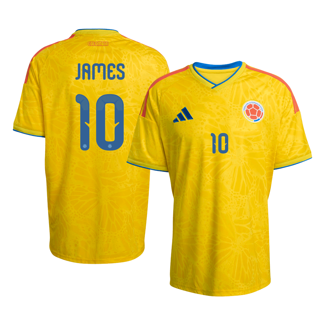 Męska koszulka Kolumbii domowa JAMES #10 – Mundial 2026