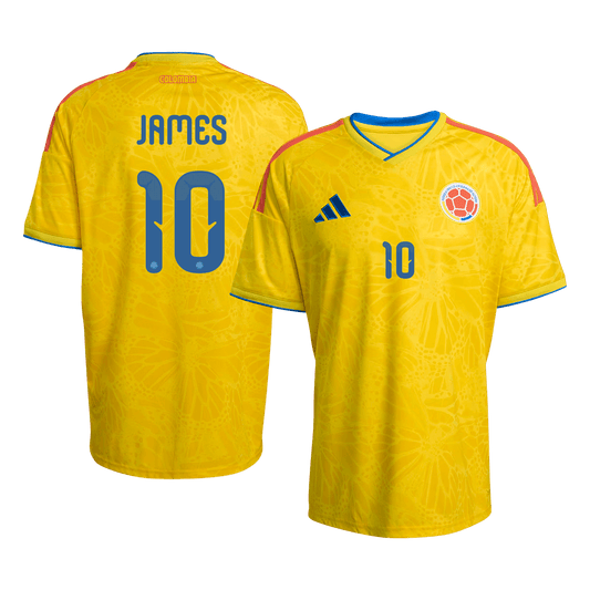 Męska koszulka Kolumbii domowa JAMES #10 – Mundial 2026