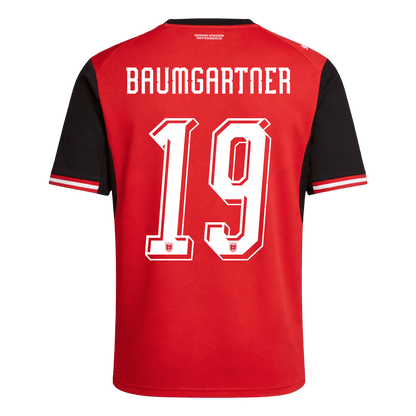 Męska koszulka Austrii domowa BAUMGARTNER #19 – Mundial 2026