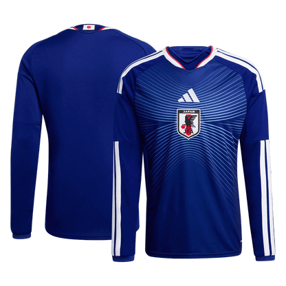 Męska Koszulka Domowa Japan 2026 z Długim Rękawem - World Cup