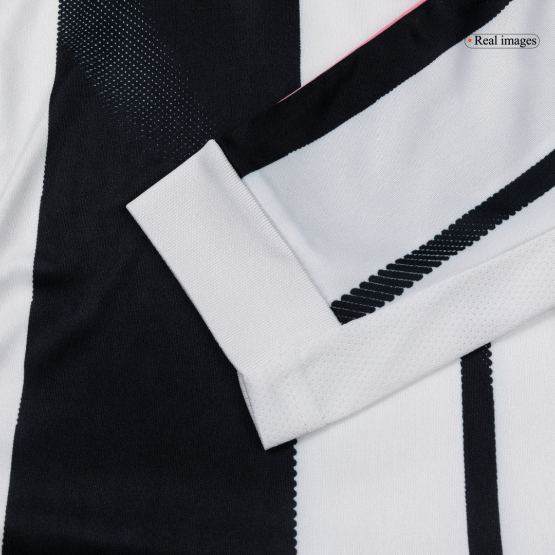 Męska Koszulka Domowa Juventus 2025/26 z Długim Rękawem