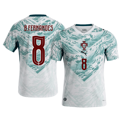 Męska koszulka Portugalii wyjazdowa B.FERNANDES #8 - Mundial 2026