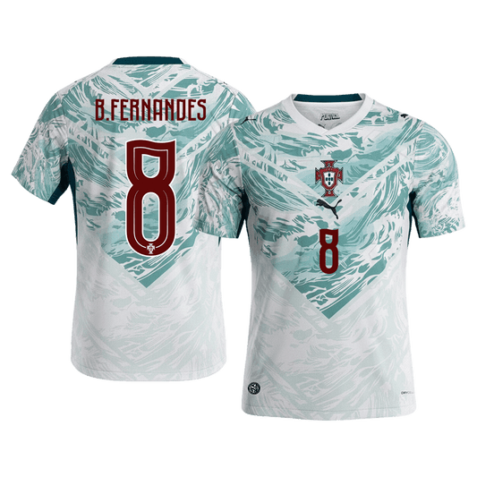 Męska koszulka Portugalii wyjazdowa B.FERNANDES #8 - Mundial 2026
