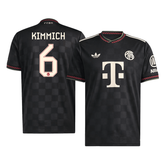 Męska Koszulka Trzecia Wyjazdowa Bayern Munich KIMMICH #6 2025/26