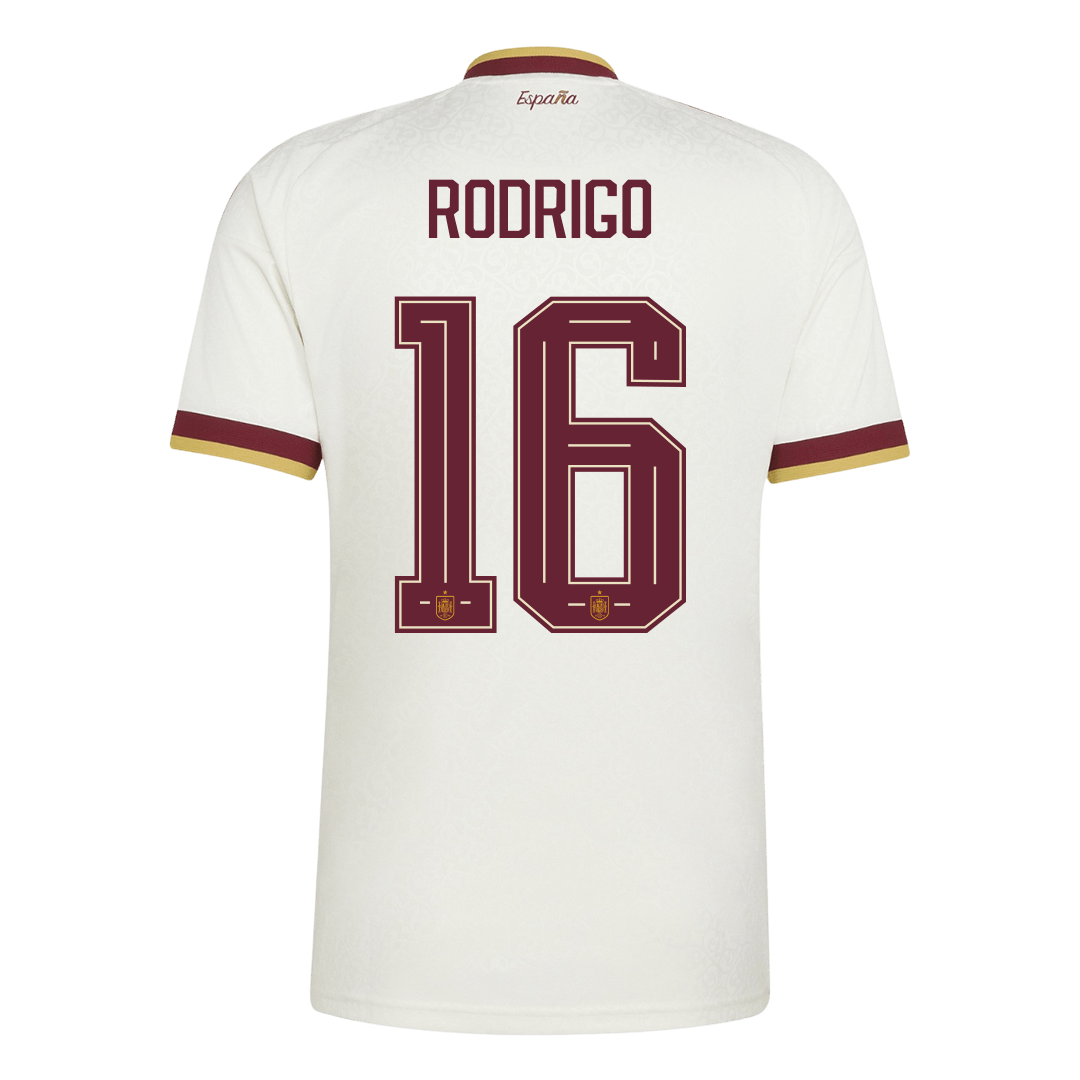Męska koszulka Hiszpanii wyjazdowa RODRIGO #16 - Mundial 2026