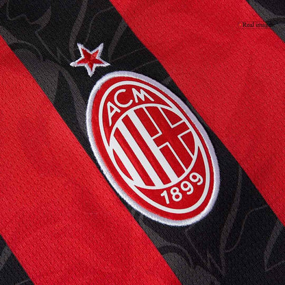Męski Zestaw Domowy AC Milan (Koszulka+Spodenki) 2025/26 - Topowe Koszulki Pilkarskie Sklep Internetowy
