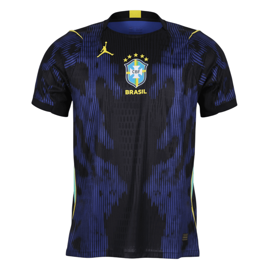 Męska Koszulka Wyjazdowa Brazil Wersja Piłkarska World Cup 2026 - Slim Fit