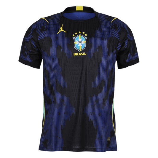 Męska Koszulka Wyjazdowa Brazil Wersja Piłkarska World Cup 2026 - Slim Fit