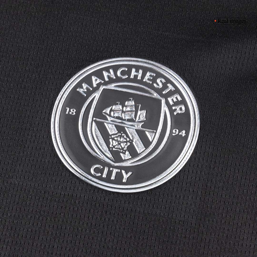 Męski Zestaw Wyjazdowa Manchester City (Koszulka + Spodenki + Skarpety) 2025/26