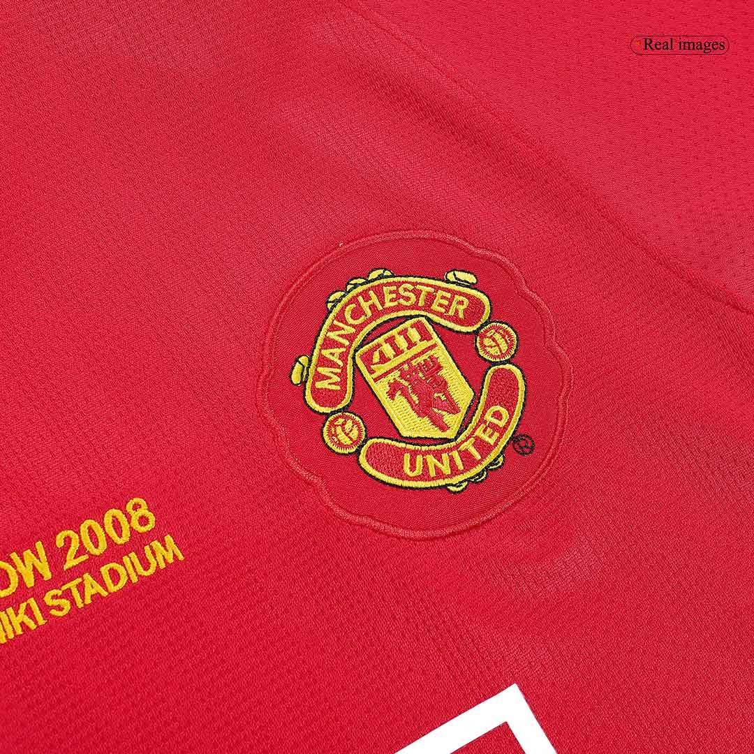 Retro RONALDO #7 2007/08 Męska Koszulka Domowa MU z Długim Rękawem - UCL Final - Topowe Koszulki Pilkarskie Sklep Internetowy