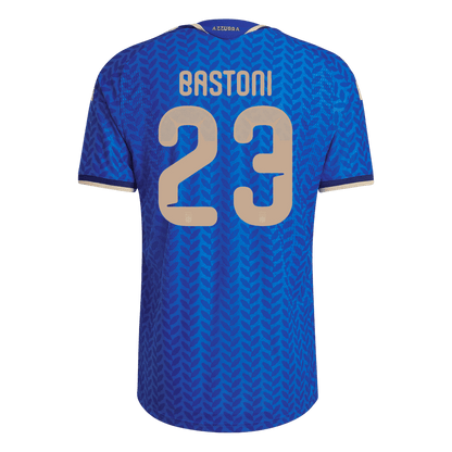 Męska Koszulka Domowa Italy BASTONI #23 Wersja Piłkarska World Cup 2026 - Slim Fit