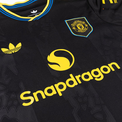 Dziecięcy Zestaw Trzecia Wyjazdowa Manchester United (Koszulka + Spodenki + Skarpety) 2025/26