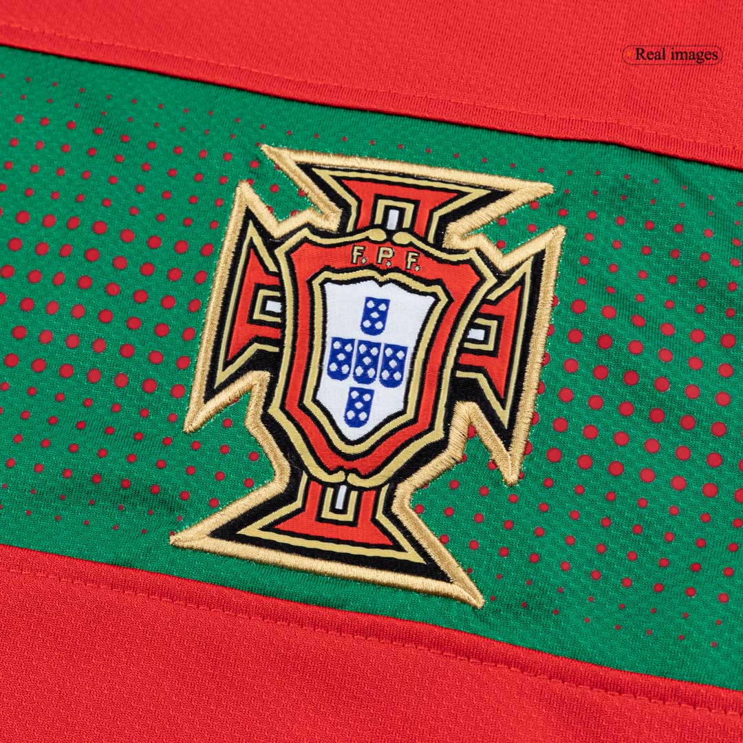 Męska Koszulka Retro Domowa Portugal 2010