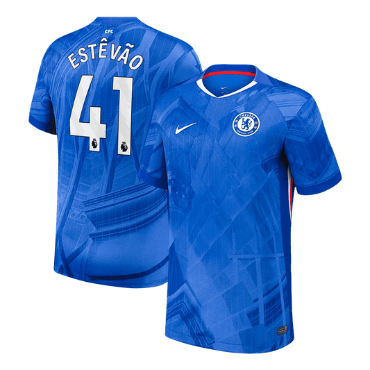 Męska Koszulka Domowa Chelsea ESTÊVÃO #41 2025/26 [PREMIUM] - Topowe Koszulki Pilkarskie Sklep Internetowy