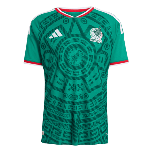 Męska Koszulka Domowa Mexico Wersja Piłkarska World Cup 2026 - Slim Fit