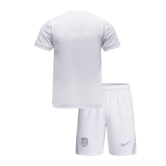 Dziecięcy zestaw Norwegii trzecia (Koszulka+Spodenki) - Mundial 2026