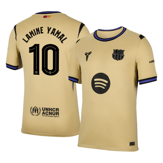 Męska Koszulka Wyjazdowa FC Barcelona  x Kobe Bryant LAMINE YAMAL #10 2025/26 - UCL