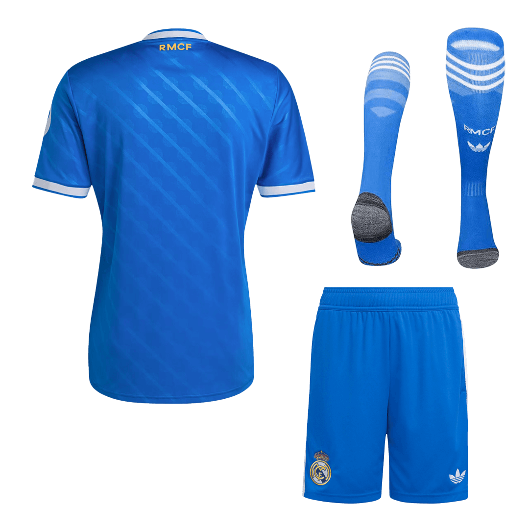 Męski Zestaw Trzecia Wyjazdowa Real Madrid (Koszulka + Spodenki + Skarpety) 2025/26