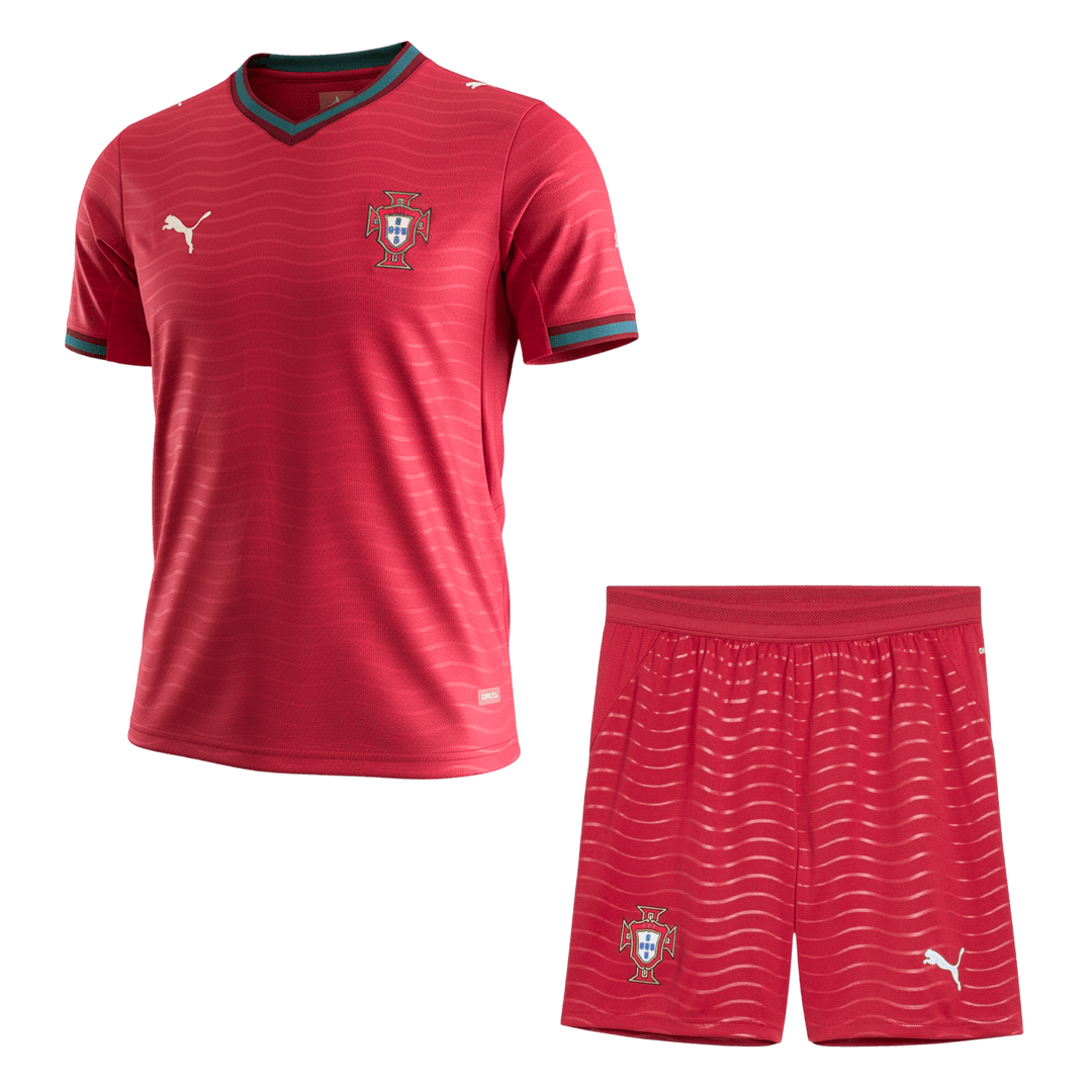 Męski Zestaw Domowa Portugal (Koszulka+Spodenki) World Cup 2026