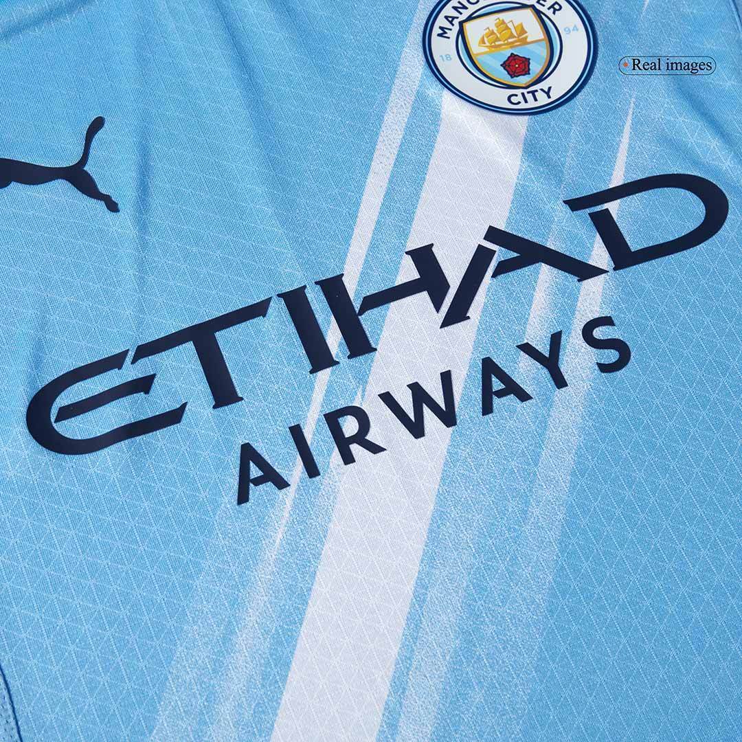Męska Koszulka Domowa Manchester City FODEN #47 Wersja Piłkarska 2025/26 - Slim Fit - Topowe Koszulki Pilkarskie Sklep Internetowy