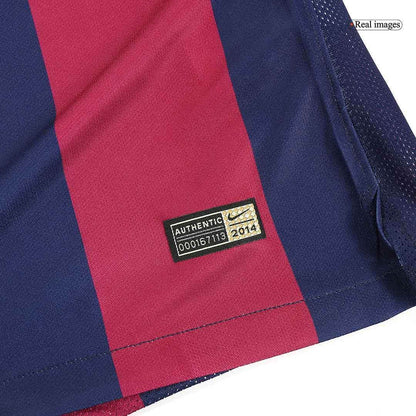 Męska Koszulka Retro NEYMAR JR #11 Barcelona Domowa 2014/15 - Topowe Koszulki Pilkarskie Sklep Internetowy