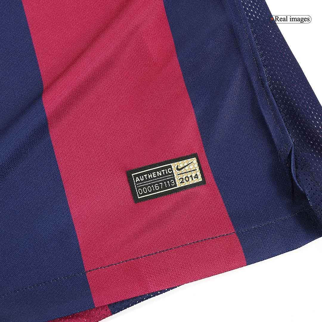 Męska Koszulka Retro NEYMAR JR #11 Barcelona Domowa 2014/15 - Topowe Koszulki Pilkarskie Sklep Internetowy