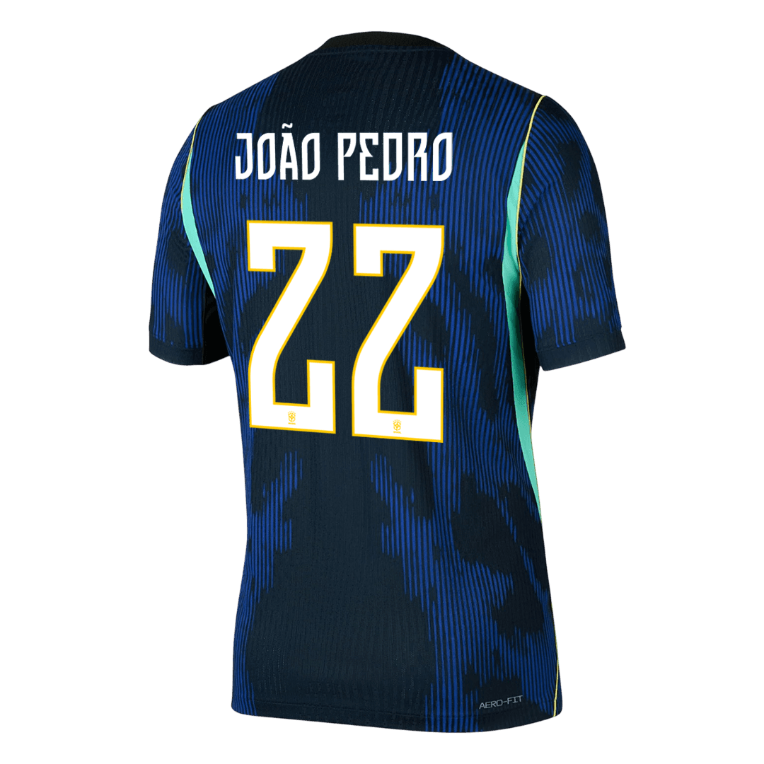 Męska koszulka Brazylii wyjazdowa JOÃO PEDRO #22 wersja zawodnicza - Mundial 2026